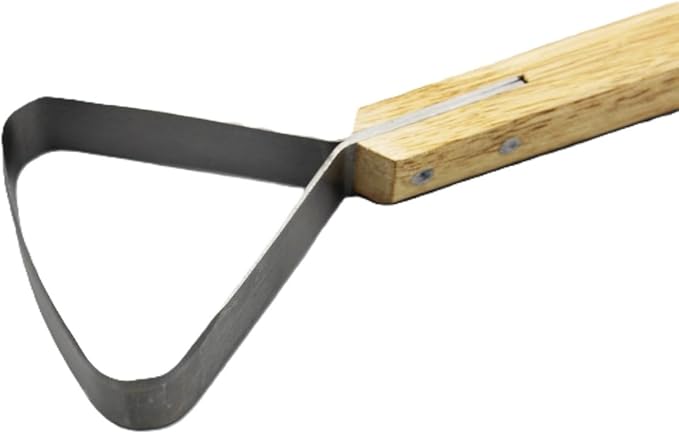 Wiebe Pelt Scraper, Dual-Edge Forged Steel Fleshing Tool with Wood Handle ??Precision Hide Scraper for Muskrat, Mink, Small Game & Taxidermy Detail Work