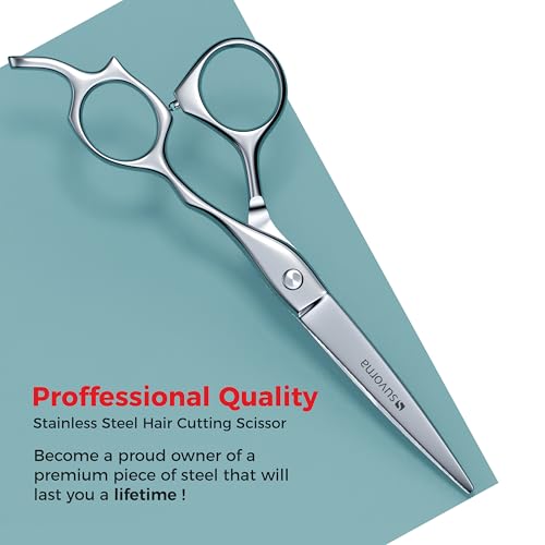 Suvorna 6.5??Professional Hair Cutting Scissors ??Stainless Steel Barber Shears for Hair Cutting & Trimming - Hair Cutting Shears for Professionals & Homeuse - Hair Shears for Women & Men