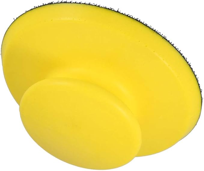 YWBL-WH 5 Inch Hand Sanding Blocks Round Foam Sanding Pad Block Backing Plate for Sanders or Polishers, Sandpaper