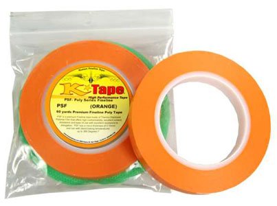 Custom Shop 1/2" Fine Line Tape Fineline Masking Tape Polytape Orange 1/2" X 60 Yard Roll