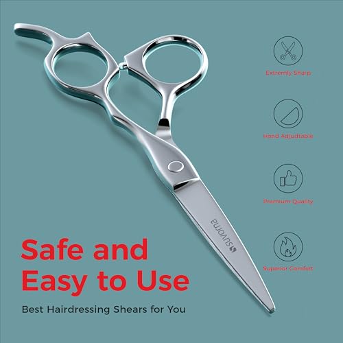 Suvorna 6.5??Professional Hair Cutting Scissors ??Stainless Steel Barber Shears for Hair Cutting & Trimming - Hair Cutting Shears for Professionals & Homeuse - Hair Shears for Women & Men