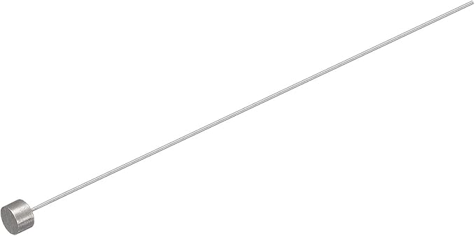 uxcell Straight Ejector Pins, 0.6mm Dia. 65Mn Steel Round Tip Punch 100mm (4") Long for Mechanical Maintenance