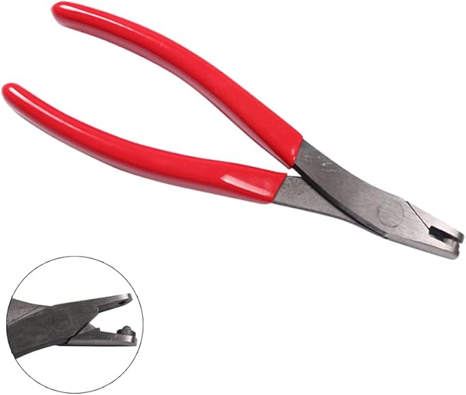 Leg Band Pliers Chicken Leg Rings Pliers, Leg Band Application Pliers For Poultry Chickens Ducks Pheasants Steel Red