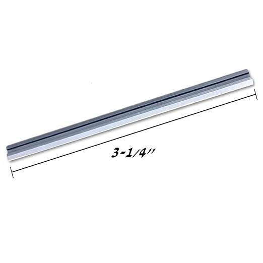 FOXBC 3-1/4 Inch Planer Blades, 10 Pack 82mm Planer Blades Replacement for Bosch, Makita, DeWalt, Wen 6530, Ryobi, Craftsman and More 3-1/4 Hand Portable Planers (HSS)