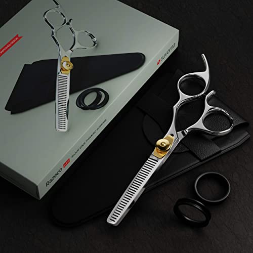 Suvorna 6.5??Thinning Shears for Hair Cutting, Trimming and Styling. Stainless Steel Texturizing Shears, blending shears and Layering Scissors for Cutting Hair for Women, Men and Adults