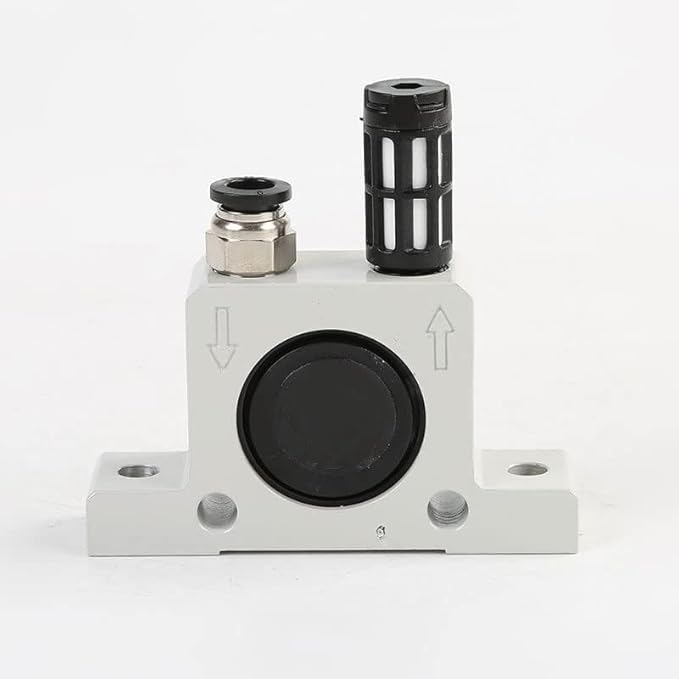 K 1/4'' K25 Thread Pneumatic Vibrator Power Concrete Vibrator Ball Type Aluminum Alloy Air Turbine Oscillator with Silencer