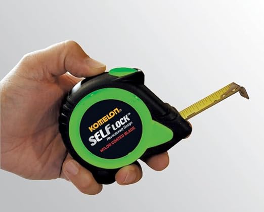 Komelon SL2825 Self Lock 25-Foot Power Tape