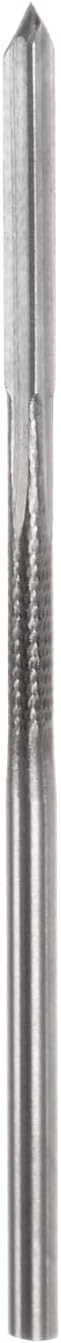 uxcell Chucking Reamers, 1.9mm H7 Metric Machine Reamer Drill Bit for Metal Wood Hole Reaming, Straight Flute High Speed Steel Tool