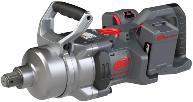 Ingersoll Rand W9491-K2E 20V High-torque 1" Drive Cordless Impact Wrench Kit, 2600 ft-lbs Nut-busting Torque, 2 Batteries and Charger, Standard Anvil