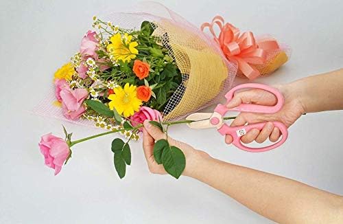 Japanese Florist Scissors ??Professional Ultra Sharp Flower Shears Made in JAPAN for Floral Design & Gardening SAKAGEN HAND CREATION F-170 (Lavender)