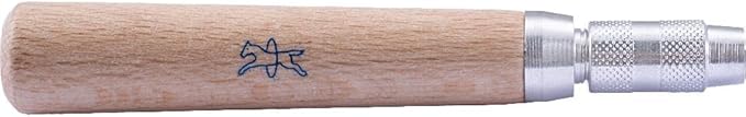 PFERD Needle File Holder, 1 pc. | 3-5/8 inch | Wooden File Handle | 16076 - Quick-mounting wooden handle designed for needle files: 5-1/2, 6-1/4, and 7 inch in length
