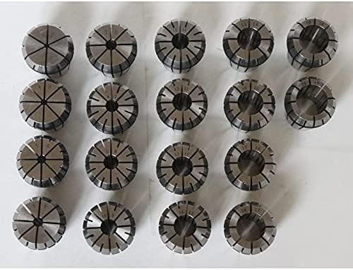 Collet Chuck Hand for Lathe MT3-ER32 M12 and ER32 Collet Chuck Set (18 Piece)