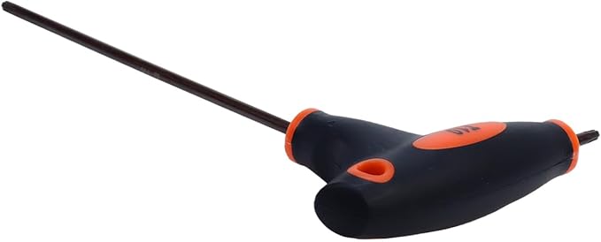 Antrader T10 Torx Screwdriver,Anti Tamper Proof Torx Key,S2 Steel T-Handle Dual End Wrench-1Pcs