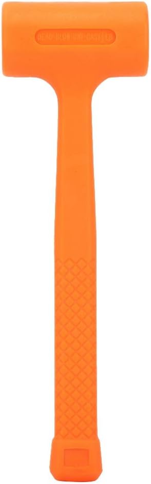 Practical PVC Non-Elastic Rubber Hammer Soft Face Dead Blow Hammer Installing Tool(0.5LB)