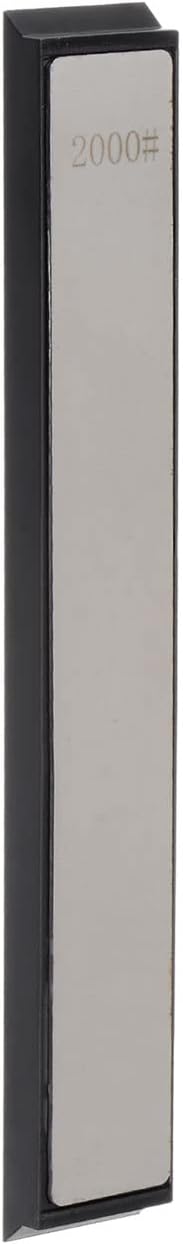 uxcell Diamond Sharpening Stones 2000 Grit Whetstone Knife Sharpener Stone with Non-Slip Base