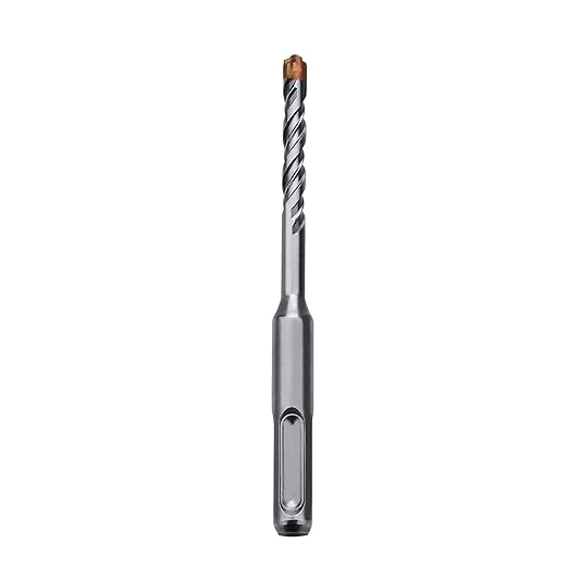 1/4 in x 4.33 in (6 x 110mm) SDS Plus Rotary Hammer Drill Bit, Concrete Drill Bit for Concrete, Brick, Cement and Stone, Length : 110mm / 4.33 inch, 1/4 inch （ 6mm