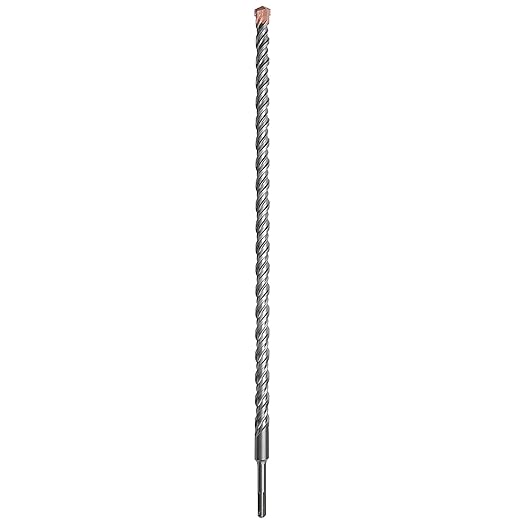 11/16 inch x 39.3 inch (18x1000mm) SDS Plus Masonry Drill Bit, Rotary Hammer Drill Bit,Concrete Drill Bit for Cement, Brick, Wall (39.3 inch / 1000mm Length, 11/16 inch (18mm))