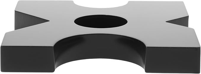 2-Pack H-Frame Hydraulic Press Plates, Universal Arbor Press Plate Set with Multiple V-U Openings & Round Holes, for 20 Ton & 32 Ton Shop Presses, 1 Inch Thick High-Strength Iron (7.09 * 7.09 * 1 in)