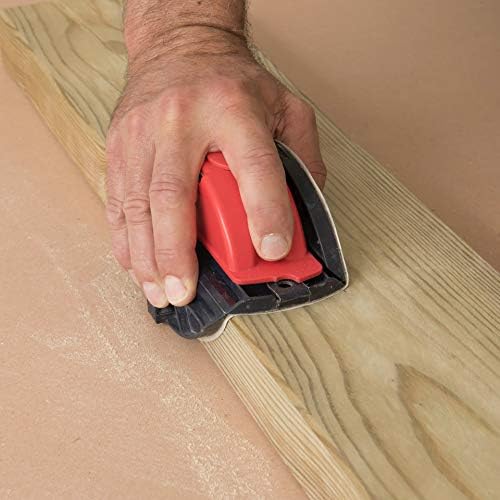 6??Collapsible Hand Detail Sander Tool - Adjustable Manual Block Sander Sanding Block Sanders for Woodworking Hand Tools Block Plane - Dry and Wet Sanding - Wood Metal and Drywall - Corners and Angles