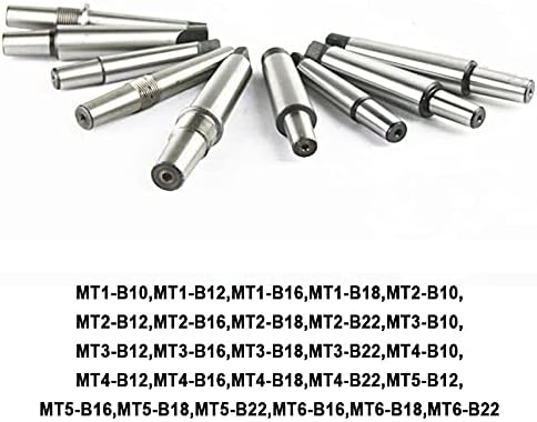 Morse Drill Chuck Arbor, 45# Steel Drill Chuck Arbor Morse Taper Shank Arbor HRC-55 for Lathes and Drill Presses MT3-B22