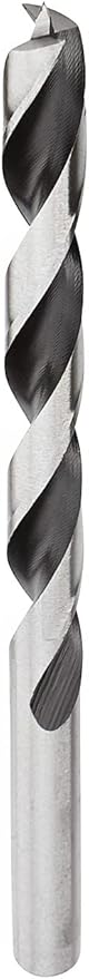Fisch - 1200318 FSF-320791 Chrome Vanadium Brad Point Drill Bit Set, 7 Pcs. Set Includes 1/8 inch - 1/2 inch - in Blister Pack