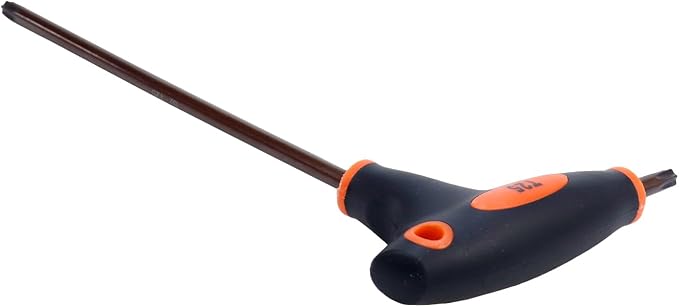 Antrader T25 Torx Screwdriver,Anti Tamper Proof Torx Key,S2 Steel T-Handle Dual End Wrench-1Pcs
