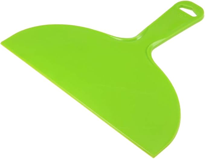 uxcell Putty Scraper 10" Plastic Flexible Putty Knives Disposable Spreader for Taping Drywall Wall Painting Green 2pcs