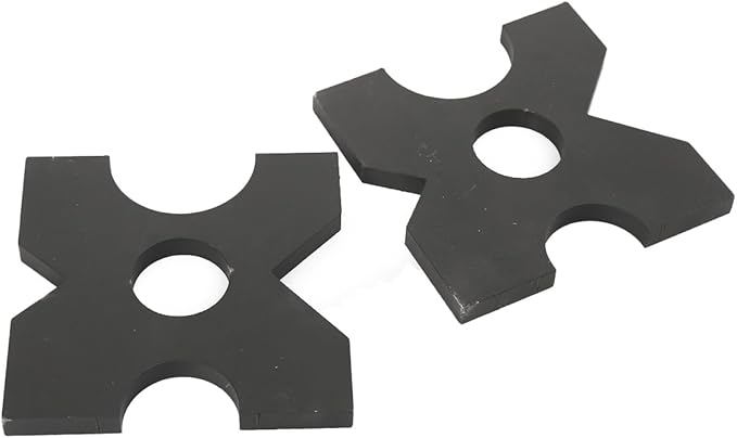 HOTSTORE 2 Pack Arbor Press Plate,20T Shop Press Plates, H Frame Thickened Hydraulic Heavy Duty Metal Press Plates for Workshop, Garage, Factory Use