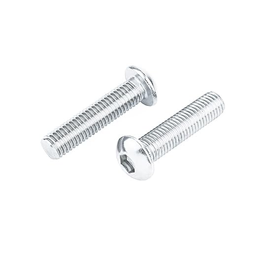 50 Pcs 1/4-20 x 1 Button Head Socket Cap Bolts Screws,304 Stainless Steel 18-8,Allen Socket Drive,Bright Finish,Fully Machine Thread (1/4-20 x 1 50pcs)