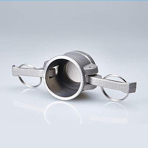 2PCS Cam and Groove Fitting, Aluminum, Type DC, 4" Dust Cap, with 2PCS Camlock Gasket Fitting (4??