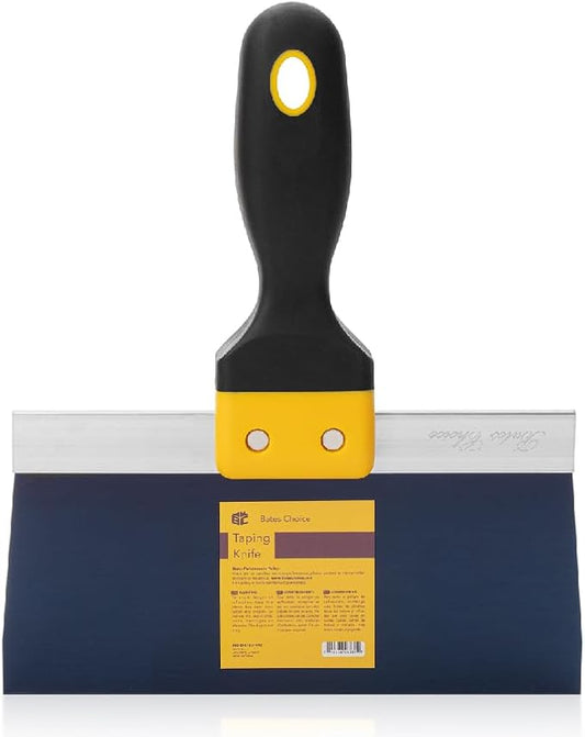 Bates- Taping Knife, 8 Inch, Blue Steel Drywall Taping Knife