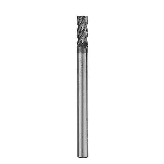 1/8" Carbide Square End Mill, HRC 45 Deg Single End 4 Flute AlTiN Coating Mill Bits…