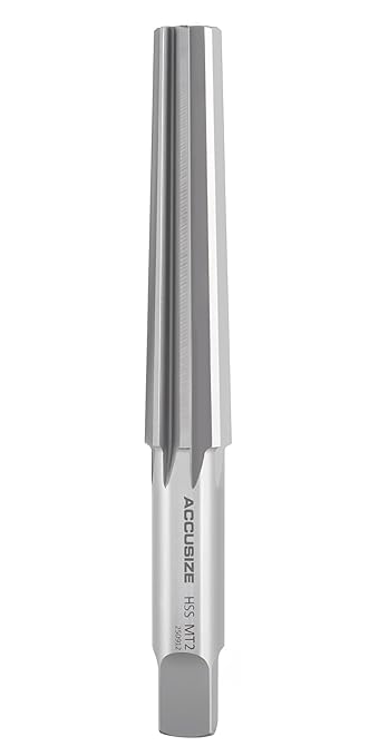 Accusize Industrial Tools H.S.S. Morse Taper Finishing Reamer, MT2, 2802-0002