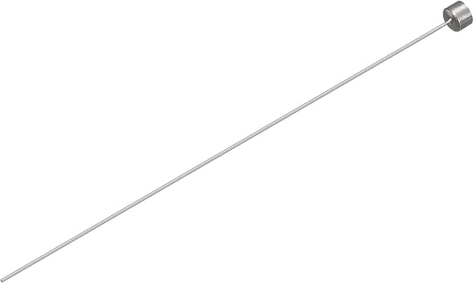 uxcell Straight Ejector Pins, 0.8mm (1/32") Dia. 65Mn Steel Round Tip Punch 100mm (4") Long for Mechanical Maintenance