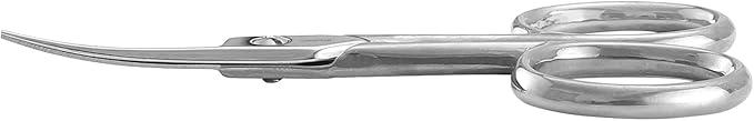JARVISTAR Small Embroidery Curved Scissors, 4??Forged Stainless Steel Detail Craft Cutter, Sharp Pointed Tip for Fabric Sewing, Needlework, Yarn and DIY Crafts