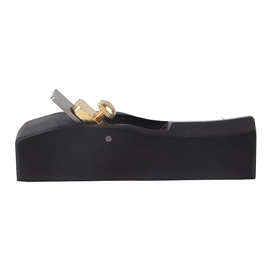 Woodworking Hand Plane with Ebony Wood Body for Smoothing and Trimming(120mm)