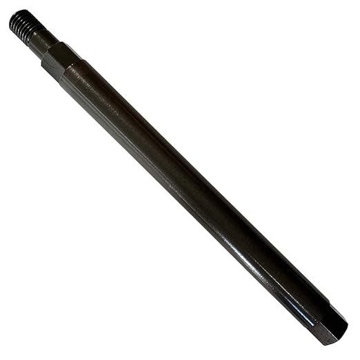 24" Extension Adapter for Core Drill Bits, 1-1/4"-7 Male to 1-1/4"-7 Female. Heat-Treated Steel with high Strength for Longer Durability.