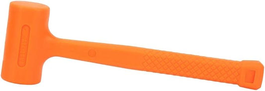 Practical PVC Non-Elastic Rubber Hammer Soft Face Dead Blow Hammer Installing Tool(0.5LB)