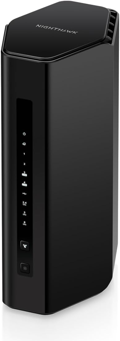 NETGEAR Nighthawk WiFi 7 Router (BE9300) ??Router Only, 9.3Gbps Wireless Speed, 2.5 Gigabit Internet Port, Tri-Band for Gaming, Covers 2,500 sq. ft., 100 Devices, VPN ??Free Expert Help