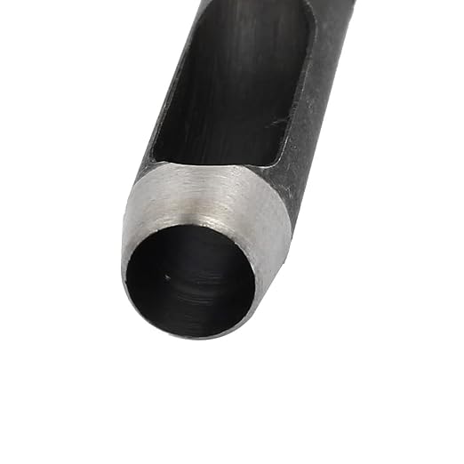uxcell 12mm Dia Metal Knurled Shank Hollow Hole Punch for Leather Gasket Strap