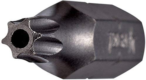 VEGA T6 TORX Security Bits. Professional Grade 쩌 Inch Hex Shank TORX T-6 S2 Steel 1" Security Bits. 125TT06A-4 (Pack of 4)