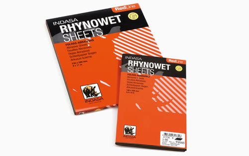 INDASA Redline XL RHYNOWET Sheets 9" X 11" 400 GRIT 50/Box