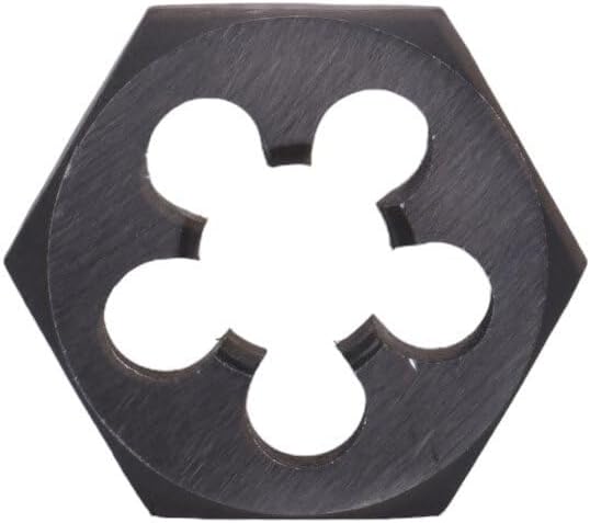 Century Drill & Tool, 95625, 16X2.00, Hex Die, Precision Cut External Threads, High Carbon Alloy Steel