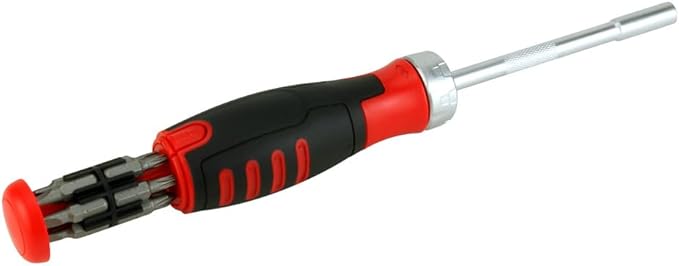 InstallMates 12-in-1 Ratcheting Screwdriver w/Slotted, Phillips, & TORX Bits
