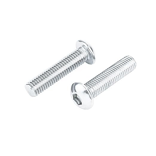 50 Pcs 1/4-20 x 1 Button Head Socket Cap Bolts Screws,304 Stainless Steel 18-8,Allen Socket Drive,Bright Finish,Fully Machine Thread (1/4-20 * 1-7/8 50pcs)