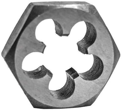 Century Drill & Tool, 98217, 7/8-9 NC, Hex Die, Precision Cut External Threads, High Carbon Alloy Steel