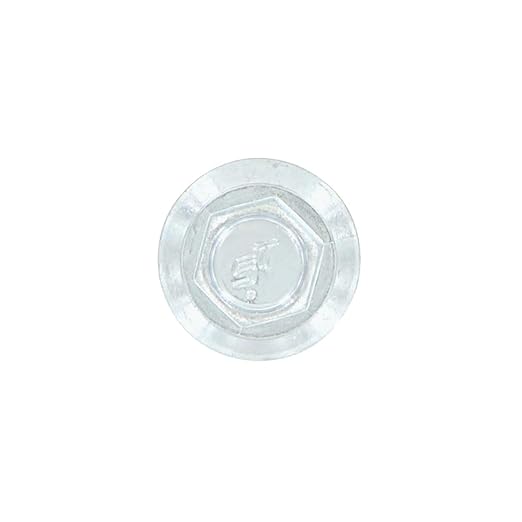 Fasteners Plus ST Fastening Maxx SteelBinder Metal to Metal #12 X 1-1/2" Bright White Screws with EPDM Rubber Washer, 250-Count - Designed for Roofing and Siding Panels