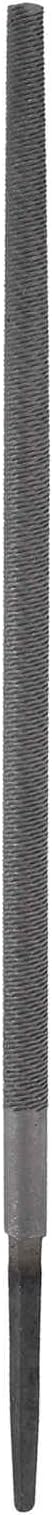 HARFINGTON 8" Round Medium Cut File Double Cut Teeth Medium Metal File High Carbon Steel T12 without Handle for Metal Wood Finishing Roughing, Grey