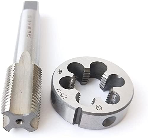 ASZLBYM 7/8-14 HSS Tap And Die Set竊?UNF Machine Thread Tap And UNF Round Thread Die Right Hand