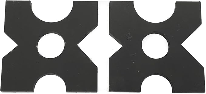 HOTSTORE 2 Pack Arbor Press Plate,20T Shop Press Plates, H Frame Thickened Hydraulic Heavy Duty Metal Press Plates for Workshop, Garage, Factory Use